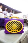Turtlebox Original Generation 3 Gameday Series 2.0 Outdoor Bluetooth Speaker Purple & Yellow, small image number 2