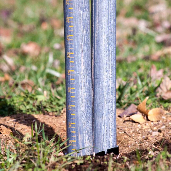 True Temper Post Hole Digger with Ruler & Cushion Grip 48 In. Hardwood Handle, large image number 4