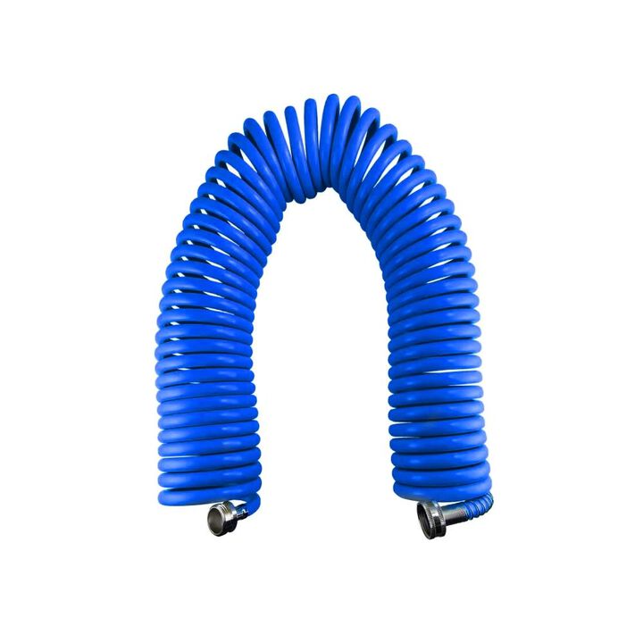 BluBird Avagard 3/8 Inch x 25 Ft. Blue Recoil Water Hose