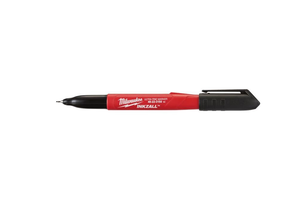 Milwaukee 12 pk INKZALL Black Ultra Fine Point Markers, large image number 2