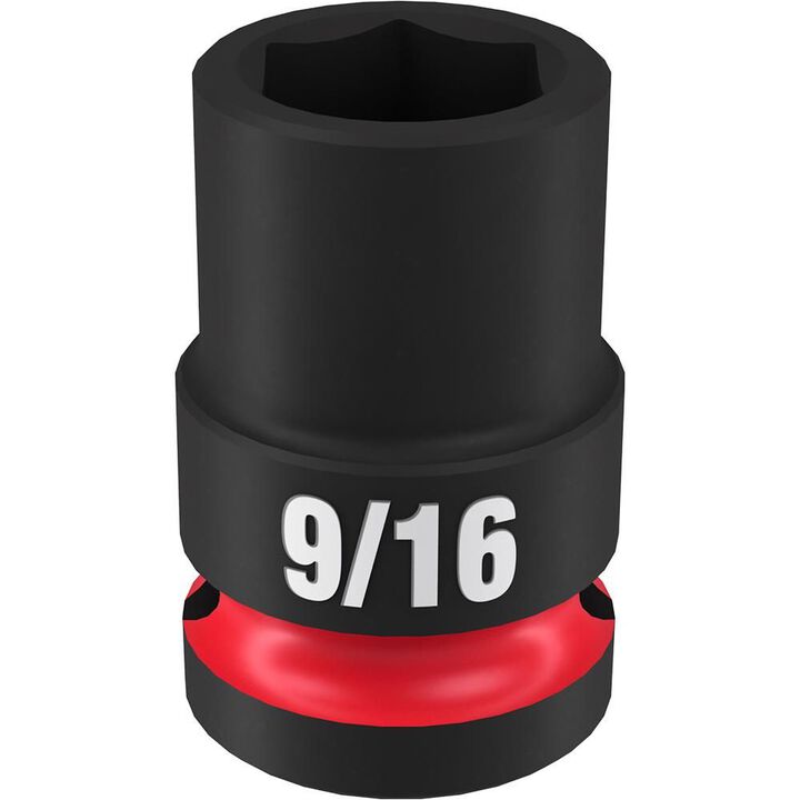 Milwaukee Impact Socket 1/2in Drive 9/16in Standard 6 Point