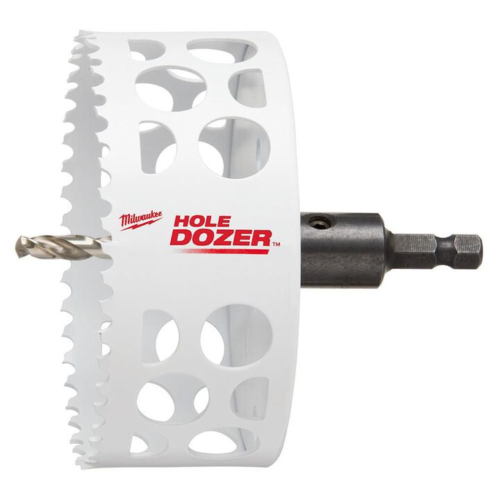 Milwaukee 4-1/4inch HOLE DOZER Bi-Metal Hole Saw with Arbor