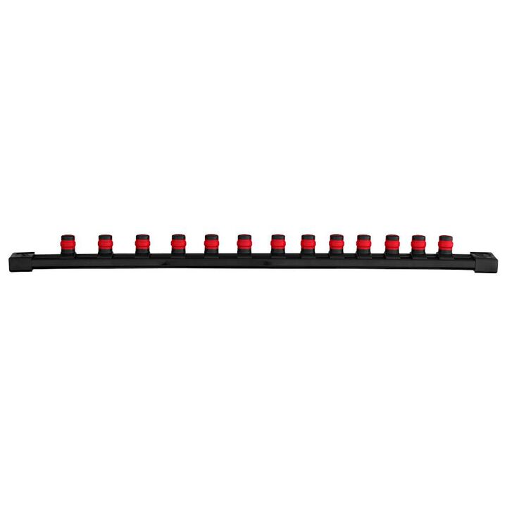 Milwaukee 1/2 Inch Drive 12-Point Metric Socket Set, 13 Pieces, large image number 5