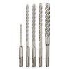 Milwaukee 5-Piece MX4 4-Cutter SDS-Plus Rotary Hammer-Drill Bit Kit, small image number 1