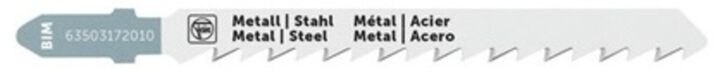 Fein 3 Inch 10-16 TPI BiMetal Jigsaw Blades, 5 Pack, large image number 1