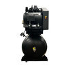 EMAX 208V 7.5HP 3PH 120 Gallon Horizontal Air Compressor with Radiator, small image number 3