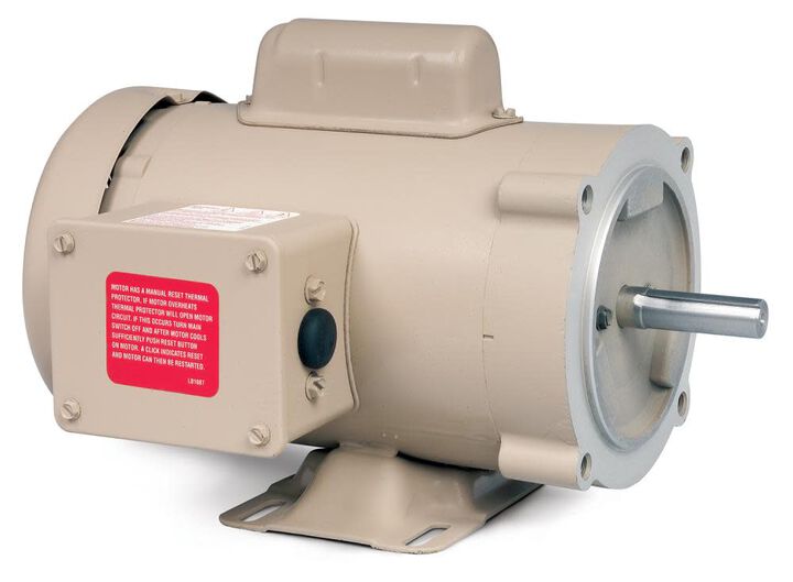 Baldor-Reliance 1/2HP 1800rpm 56 TEFC 1ph AC Motor