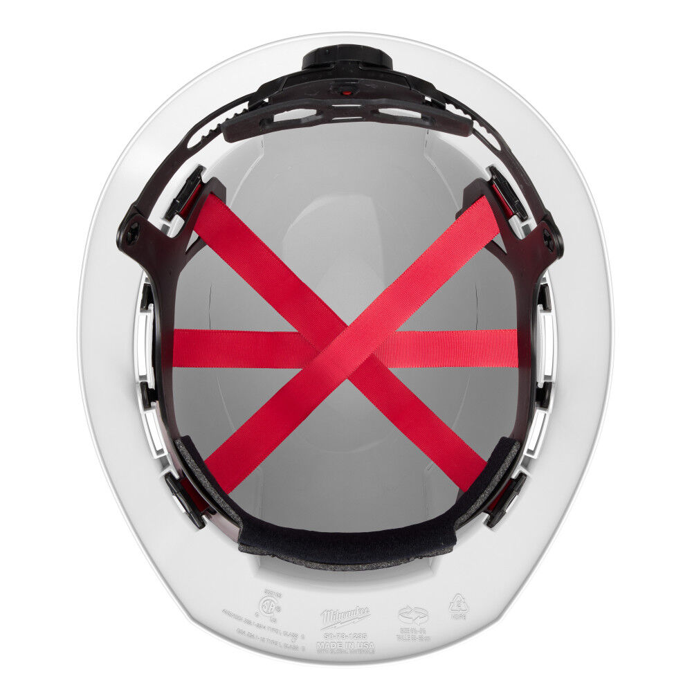 Milwaukee BOLT Red Full Brim Hard Hat with 6pt Ratcheting Suspension Type 1 Class E & USB Cooling Fan Bundle, large image number 11
