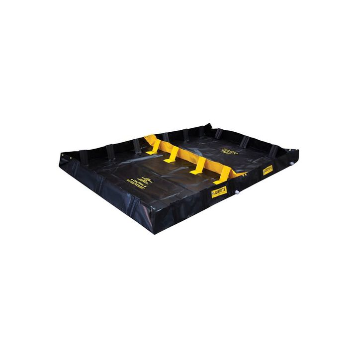 Justrite 299 Gallon Spill Containment Berm 6 ft x 10 ft x 8 in Black
