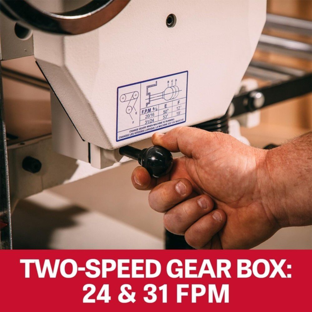 JET JWP-208HH 20 Inch Planer 5 HP 1 Phase Helical Head, large image number 4