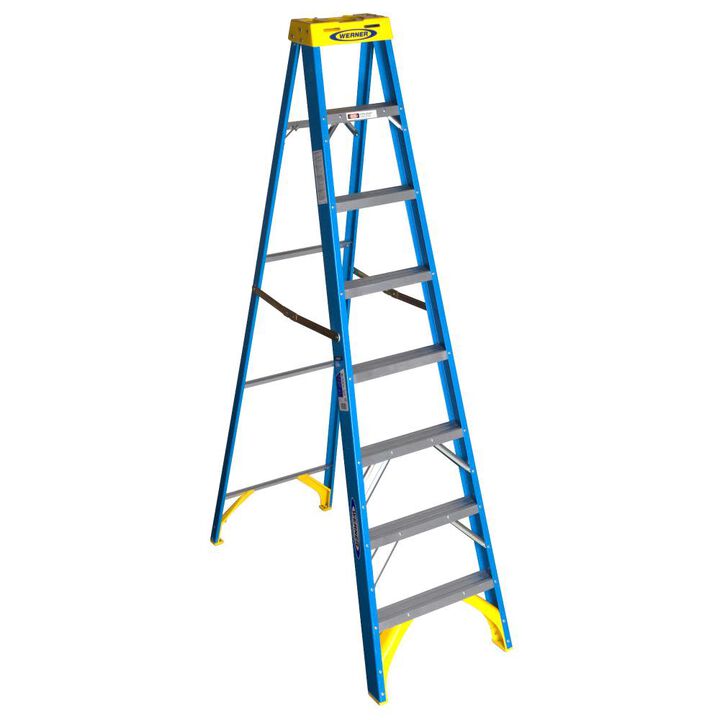 Werner 8 Ft. Type I Fiberglass Step Ladder