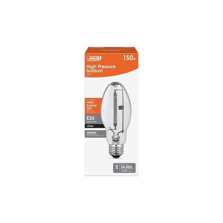 Feit Electric 150W ED17 High Pressure Sodium HID Bulb 1pk, large image number 1