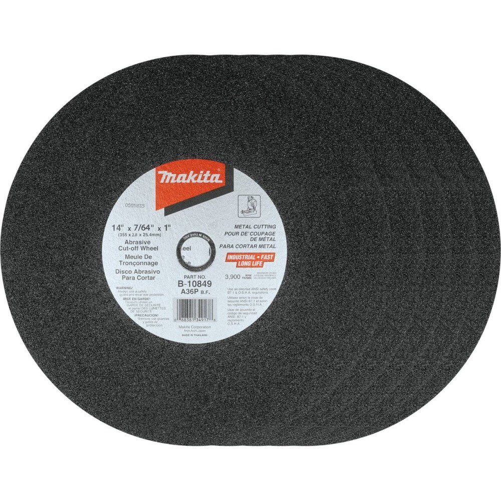 Makita 14 In. Cutoff Wheel 5 pk, large image number 1
