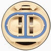 Oakbrook Coastal Hot & Cold Tub & Shower Cartridge, small image number 2