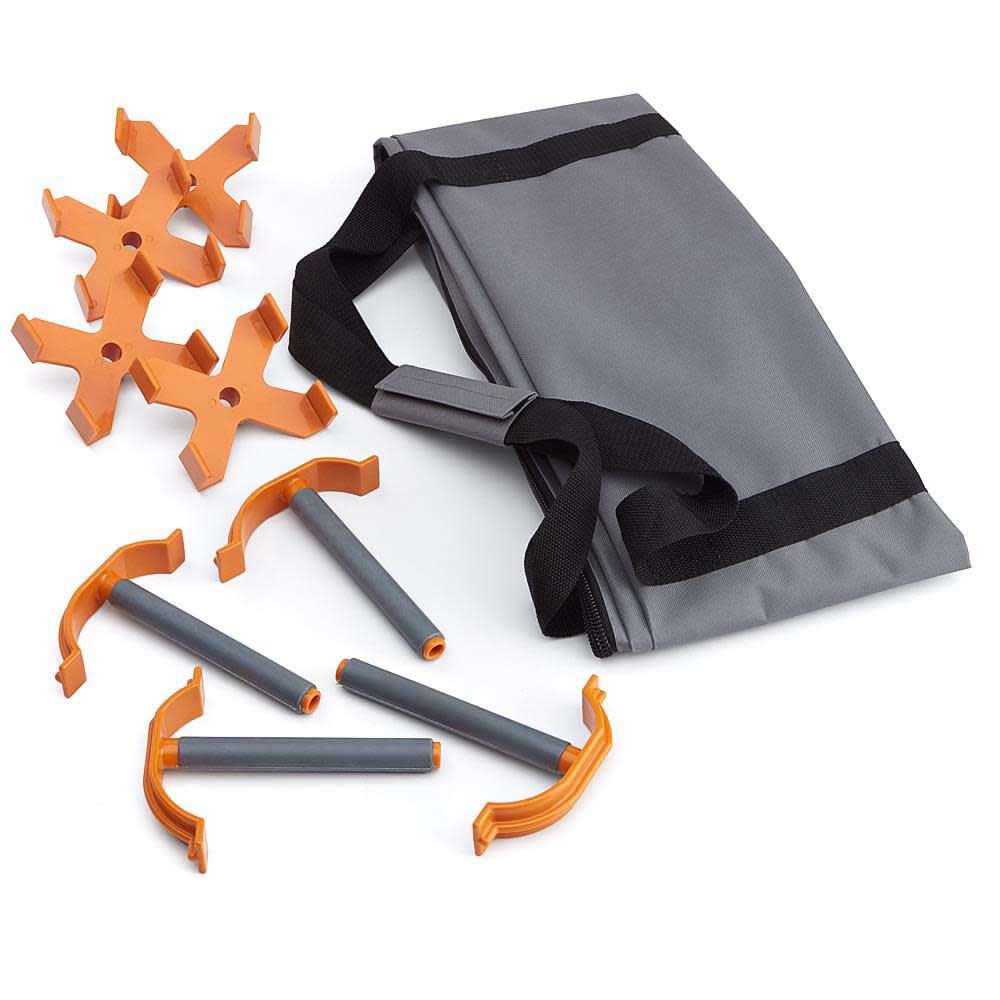 Bora Portamate Centipede 4 ft x 8 ft Work Support 4 X-Cups 4 Quick Clamps Carry Bag, large image number 4