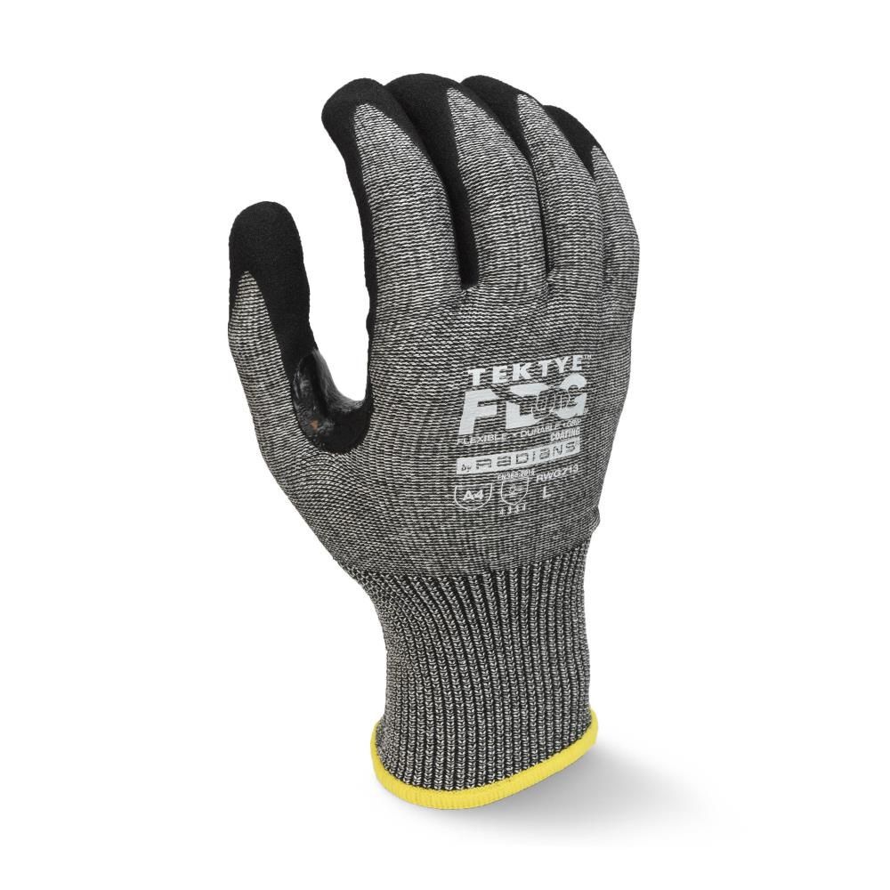 Radians RWG713 TEKTYE FDG Reinforced Thumb A4 Work Glove, Medium, Gray, large image number 4