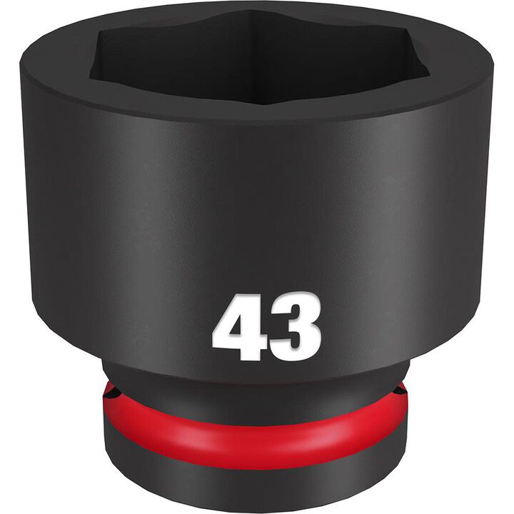Milwaukee Impact Socket 3/4in Drive 43mm Standard 6 Point