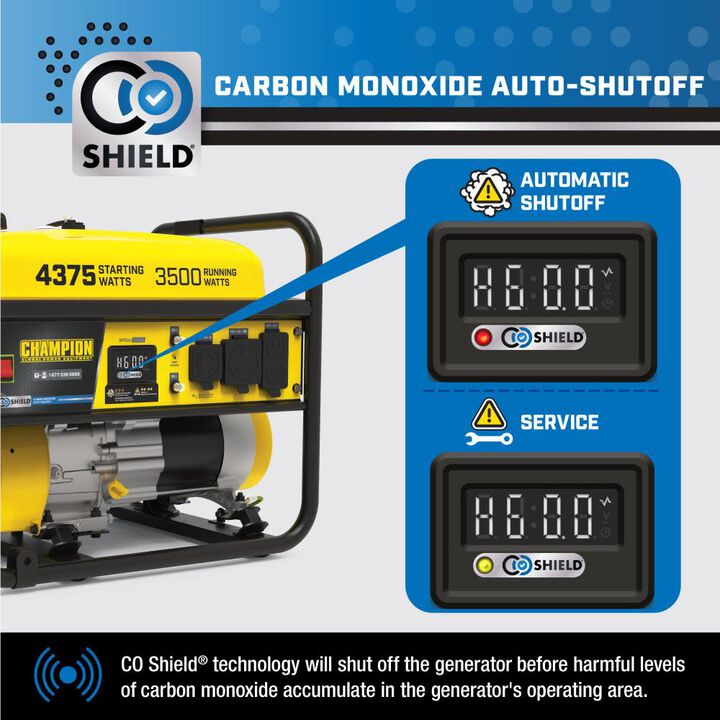 Champion Power Equipment 4375-Watt Gas Powered 49 State RV Ready Portable Generator, large image number 3