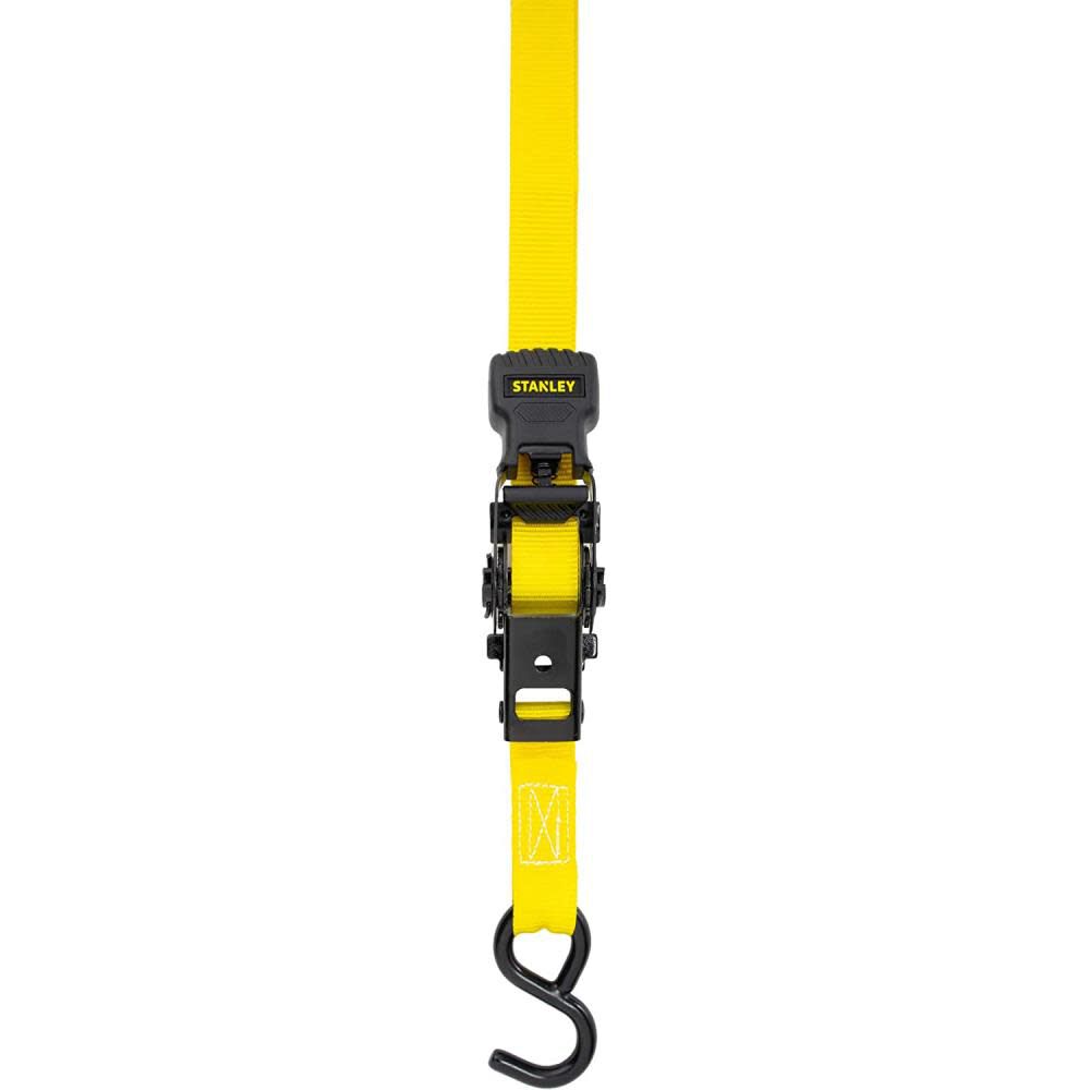 Stanley 1in x 10' Ratchet Straps 1500 Lb Break Strength 2pk, large image number 2