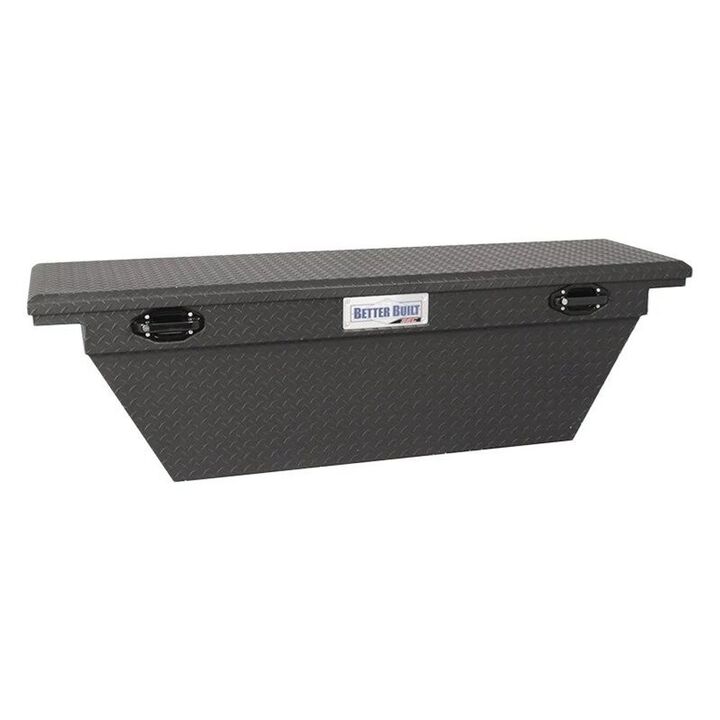Better Built 63in Saddle Truck Box Low-Profile Wedge Textured Black