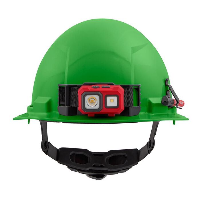 Milwaukee Green Front Brim Hard Hat with 6pt Ratcheting Suspension Type 1 Class E, large image number 11