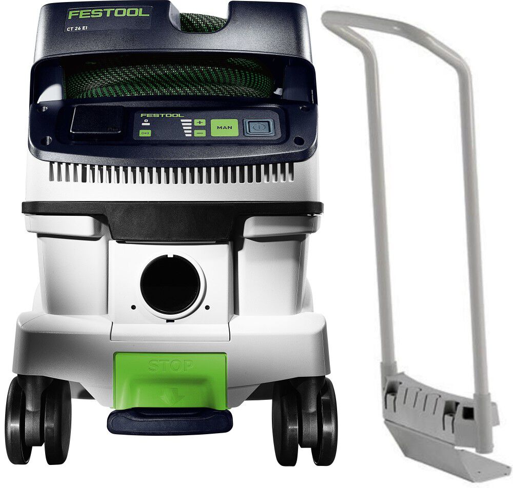 Festool CLEANTEC CT 26 EI HEPA 138 Cfm 350-1200W Corded Dust Extractor & Dust Extractor Handle Bundle, large image number 1