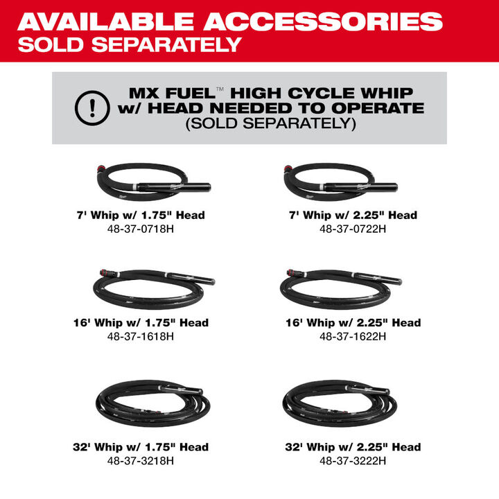 Milwaukee MX FUEL High Cycle Concrete Vibrator Kit, large image number 2