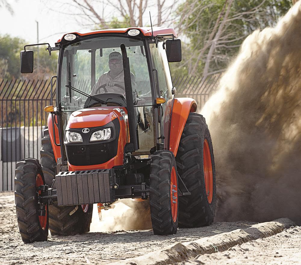 Kubota 71HP Utility Tractor with Heat and A/C Cab - 4WD and 3-Point, large image number 6