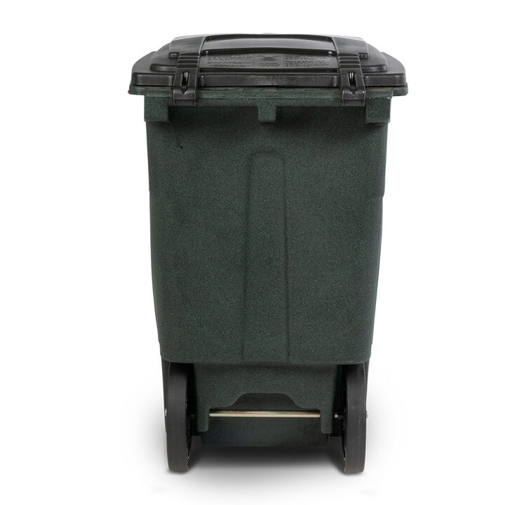Toter 48 Gallon Trash Can with Smooth Wheels and Lid, large image number 6
