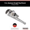 Ridgid 14 Inch and 24 Inch Aluminum Pipe Wrench Bundle, small image number 4