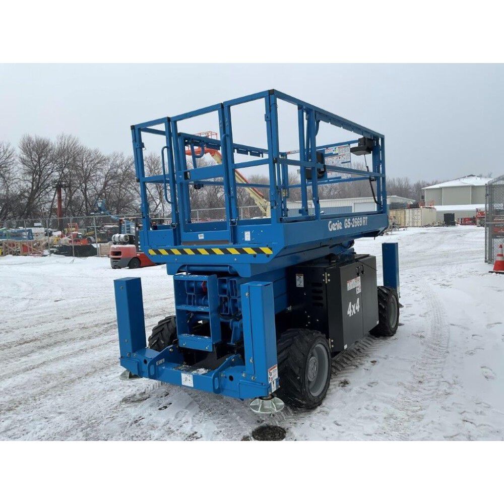 Genie 26 Ft. Rough Terrain Scissor Lift - Diesel, large image number 5