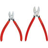 Knipex 5-1/2 Inch and 7-1/4 Inch Flush Cutter Set with Plastic Handle, small image number 1