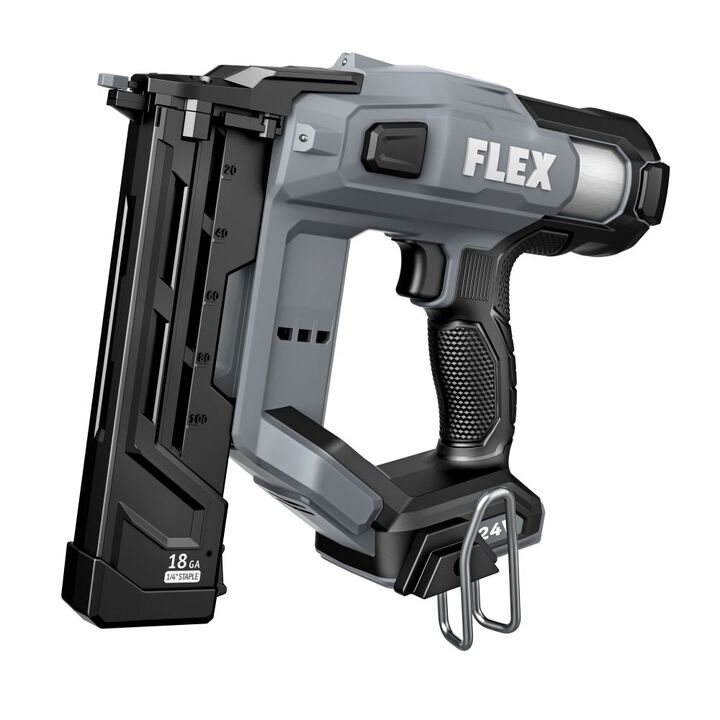 FLEX 24V Cordless 18 Gauge 1/4 Inch Narrow Crown Stapler (Bare Tool)