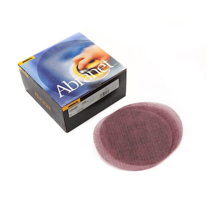 Mirka Abranet 6 Inch Grip Vacuum Disc 180 Grit 50 Pieces