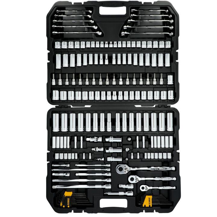 DEWALT TOUGHSERIES 185 Piece 3 Drive Mechanics Tool Set