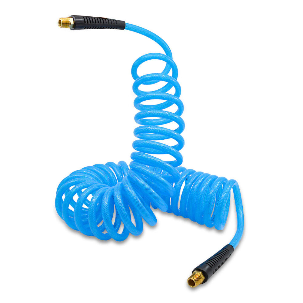 BluBird 1/4 Inch x 15 Ft Braided Polyurethane Recoil Air Hose, large image number 4