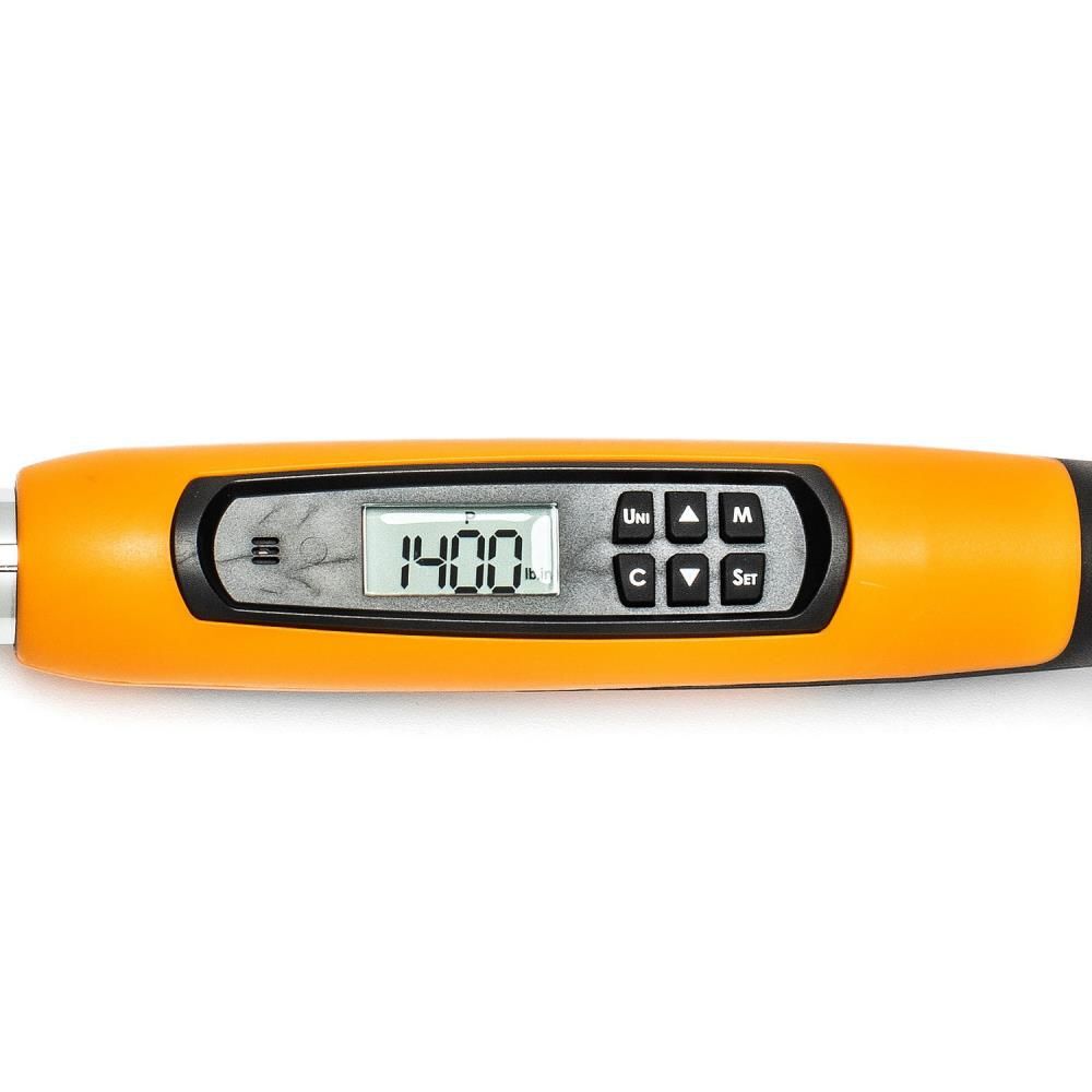 GEARWRENCH 1/2in Flex Head Electronic Torque Wrench with Angle 25-250 ft/Lbs, large image number 7