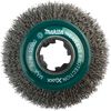 Makita X LOCK 4in Carbon Steel Crimped Wire Bevel Brush, small image number 1