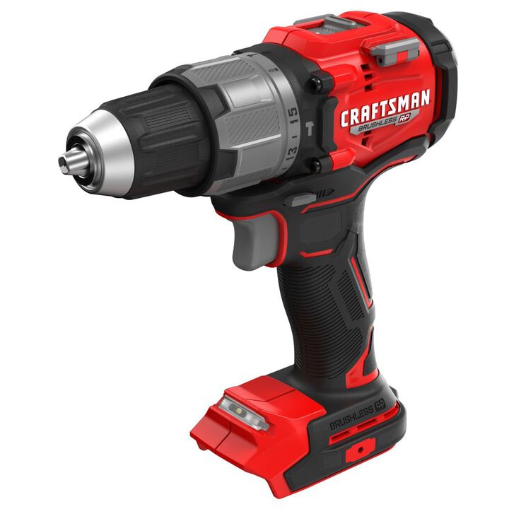 CRAFTSMAN V20 BRUSHLESS RP 1/2 Inch Hammer Drill (Bare Tool), large image number 3
