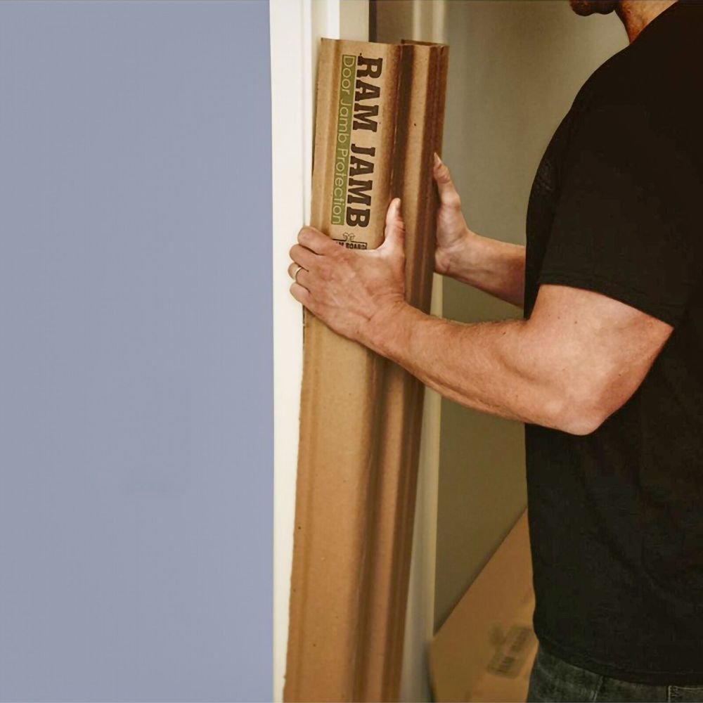 Surface Shield 60 Inch Heavy-Duty Door Jamb Protector, Natural/Tan, 50 Pieces, large image number 3
