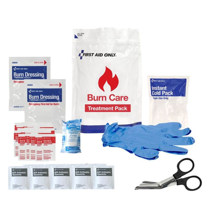 First Aid Only Burn Care Treatment Pack Kit