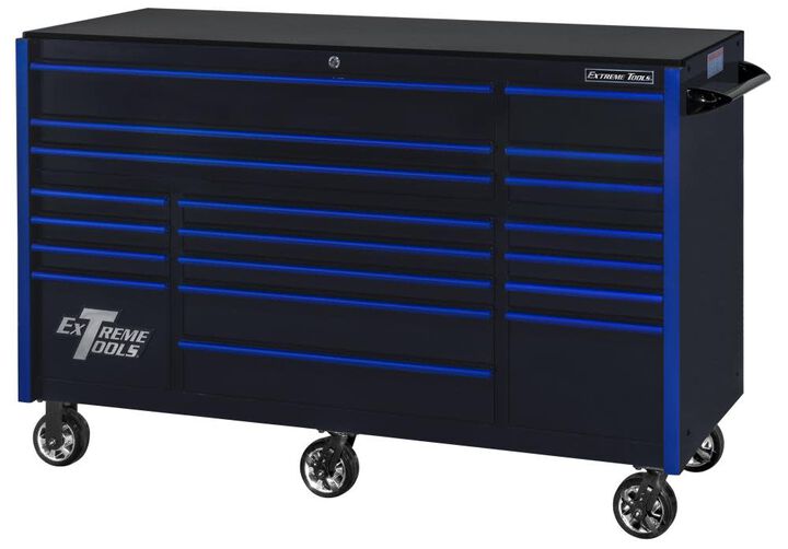 Extreme Tools RX Series Roller Cabinet 72in x 30in Black