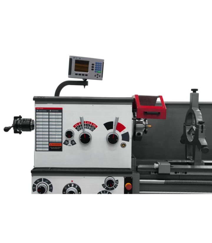 JET Large Spindle Bore Lathe with Taper Attachment & Collet Closer Metalworking Lathe, large image number 2