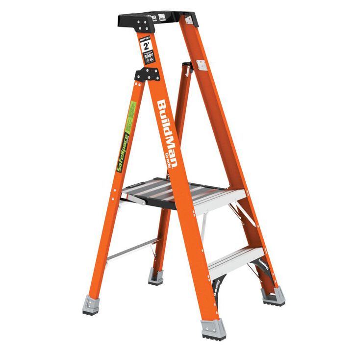 Metaltech 2 Foot Safe Space Fiberglass Step Ladder