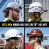 Klein Tools Vented Hard Hat, White and Turbo Fan Set, small image number 4