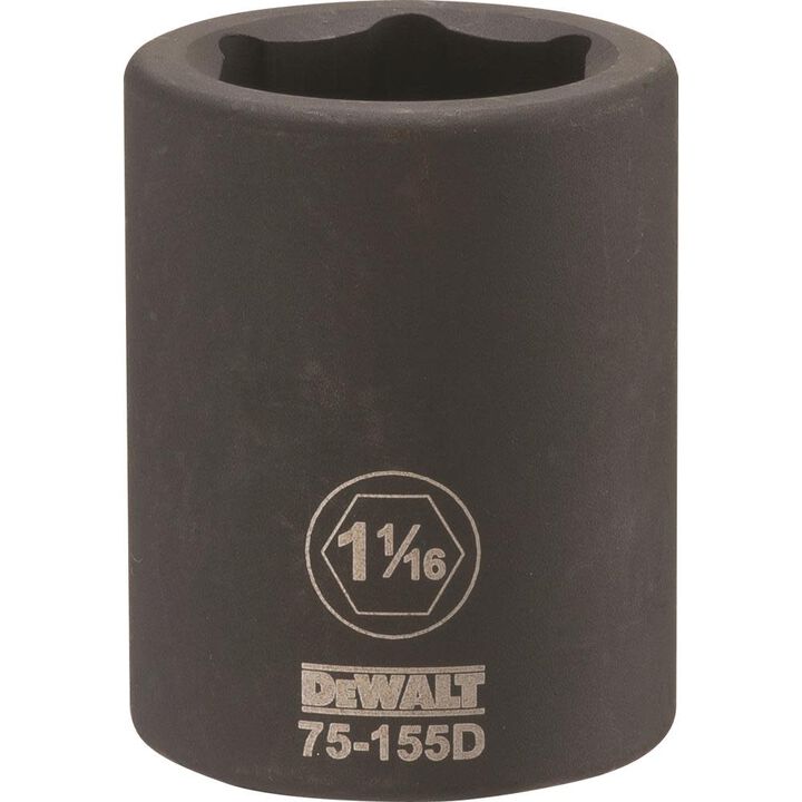 DEWALT 3/4 Drive X 1-1/16 6PT Standard Impact Socket