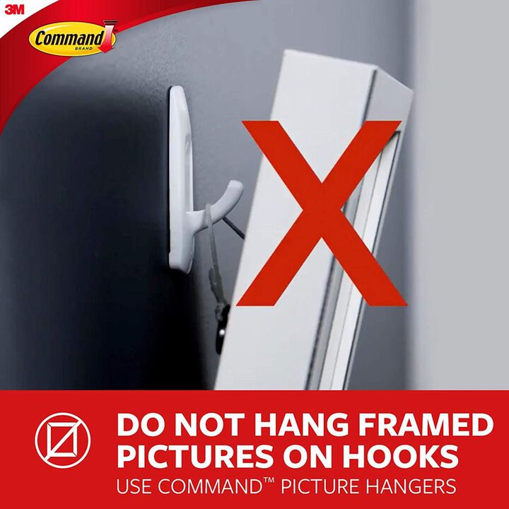 3M Command White Medium Wire Hook 7pk, large image number 5
