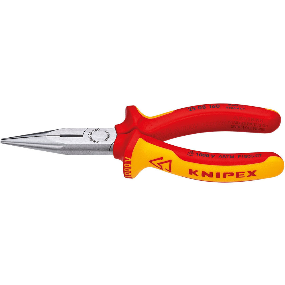 Knipex Cutting Plier Chain Nose Side 160 mm 1000V, large image number 1