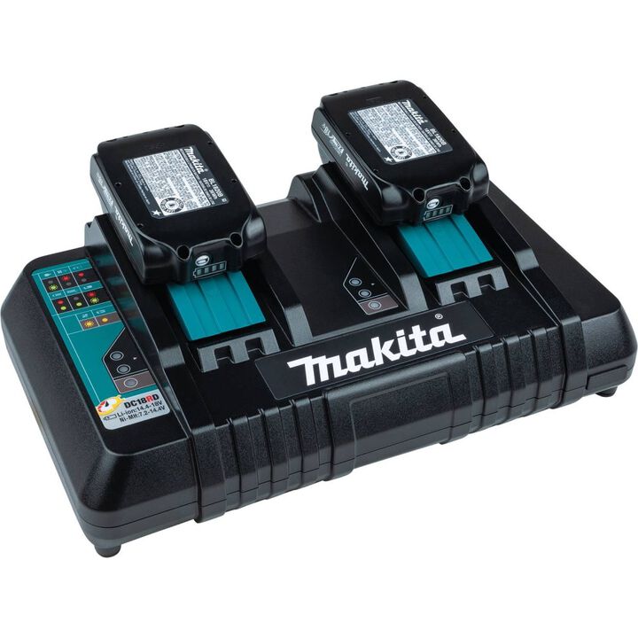 Makita 18V LXT Lithium Ion Dual Port Charger, large image number 3