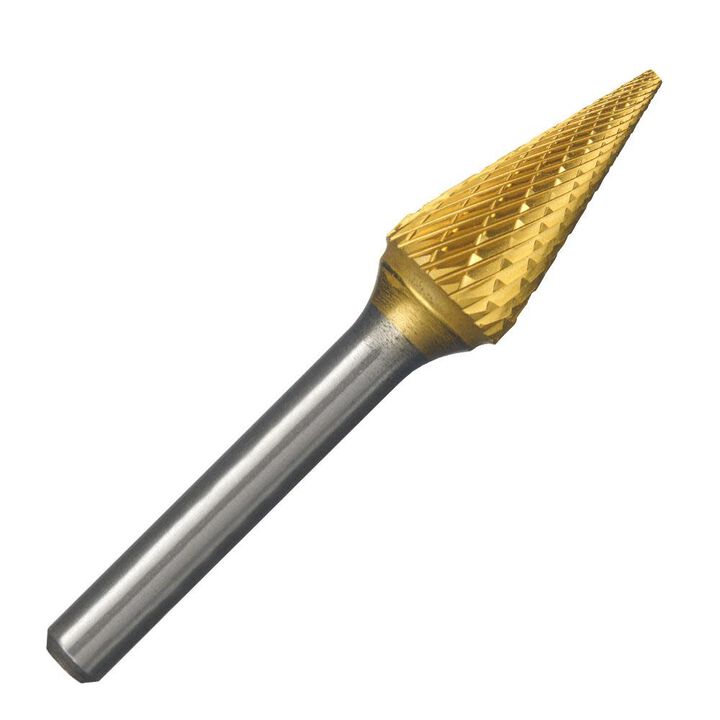 Champion Cutting Tool SM3 Double Cut TIN Carbide Burr